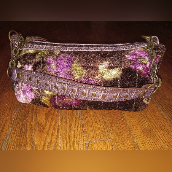 90s VINTAGE Velvet Mini bag! Fairygrunge ! Authentic SAKATAS TOKYO - Picture 3 of 8